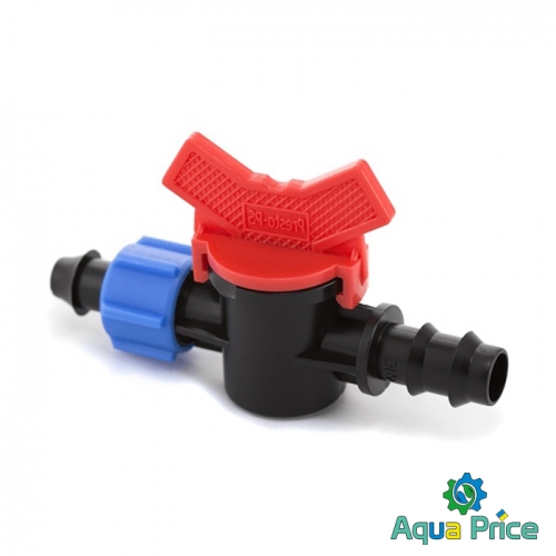 Кран стартовый с поджимом Presto-PS для трубки 16 мм (OV-0516)