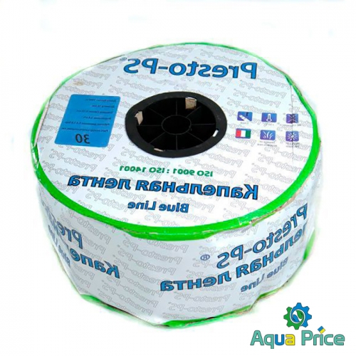 Капельная лента Presto-PS щелевая Blue Line (шаг 30 см, 2,7 л/ч, 1000 м) (BL-30-1000)