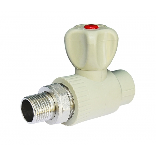 Кран радиаторный прямой VSplast PPR Ø25x3/4" 2025 Кран радиаторный прямой VSplast PPR Ø25x3/4" 2025