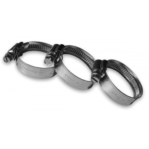 Хомут кислотостойкий, W4, BRADAS, 40-60мм, BSW4 80-100/12