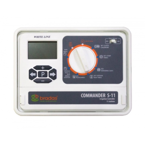 Электронный контроллер полива, 11 секций (зон), WHITE LINE, WL-31S11