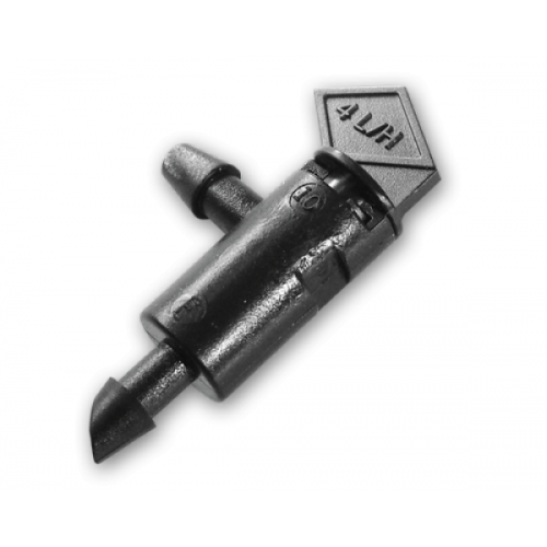 Эмиттер разборный с миникраном 3,8 л/ч, под трубку 4 мм, (10 шт), DSE-0301