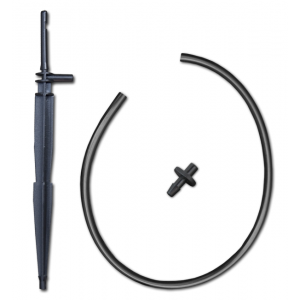 Комплект - капельница прикорневая прямая, отрез трубки 50см, адаптер - 4 мм, DSK-2111L