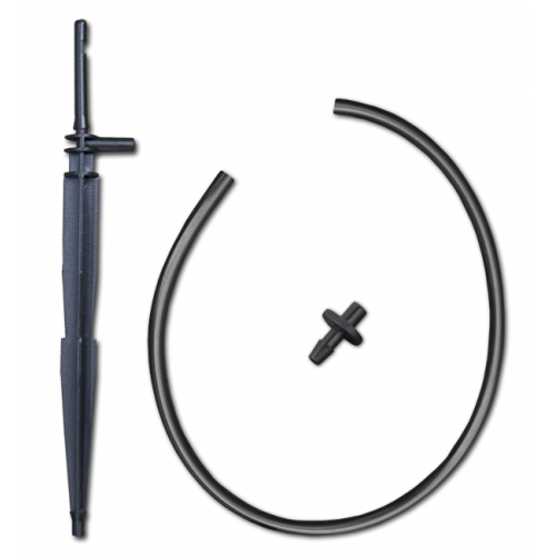 Комплект - капельница прикорневая прямая, отрез трубки 50см, адаптер - 4 мм, DSK-2111L