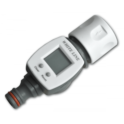Лічильник води, конектор/ніпель, WHITE LINE, WL-3100