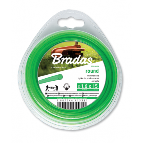 Лісочка для тримера, TRIMMER "коло", 2,4x15 блістер, ZTO2415B