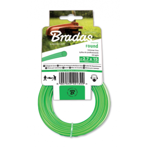 Леска для триммера, TRIMMER "круг", 2,0x100, ZTO20100K