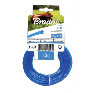 Леска для триммера, TRIMMER "звезда", 1,6х15, ZTG1615K