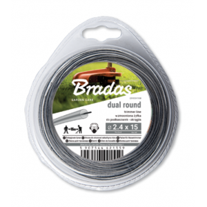 Леска для триммера, RIPPER DUAL "круг", 3,0х15 блистер, ZRO3015B