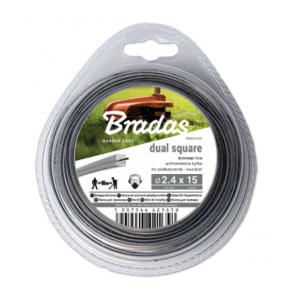 Леска для триммера, RIPPER DUAL "квадрат", 2,7х15, блистер, ZRK2715B