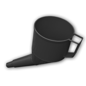 Воронка с сеточкой, BLACK, антистатическая, ES10BK