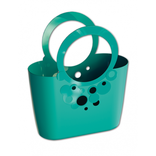 Сумка (корзина) LILY - бирюзовая, кружева 21л, ITLI480 TUR