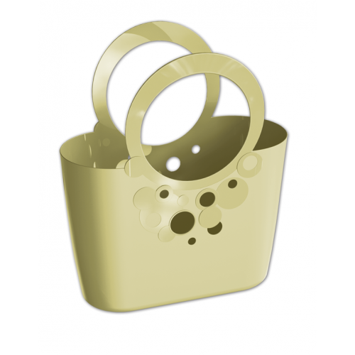 Сумка (кошик) LILY - бежева, мережива 21л, ITLI480 BUD