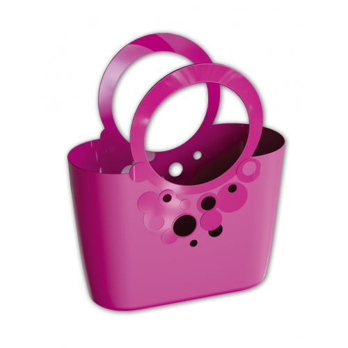 Сумка (корзина) LILY - розовая, кружева 21л, ITLI480 FUK