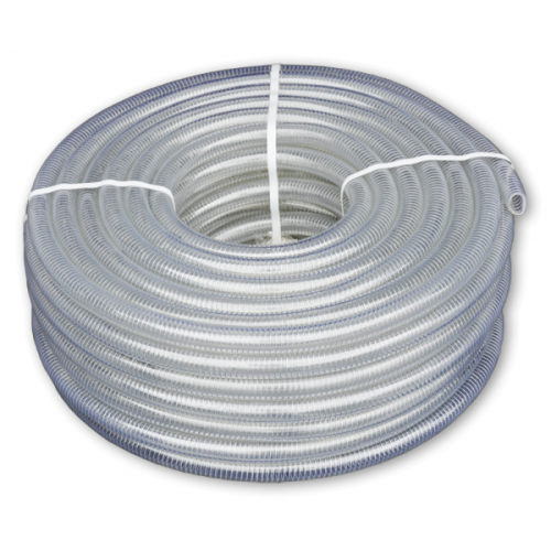 Шланг вакуумно-напорный, METAL-FLEX, с оцинкованной спиралью, 38мм/30м, MF38