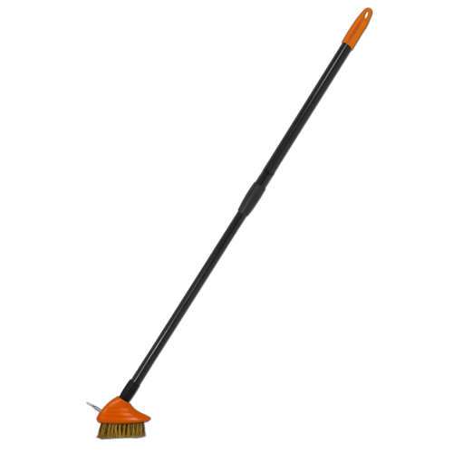 Щетка металическая с телескопическим черенком, 80-140см, KT-CX17