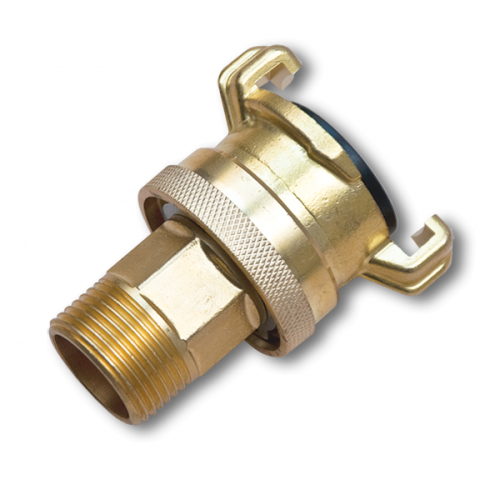 IMITATE GK Соединитель байонетный с прижимным кольцом (быстросъем) РН 3/4 ", ЛАТУНЬ, GKI111ASH