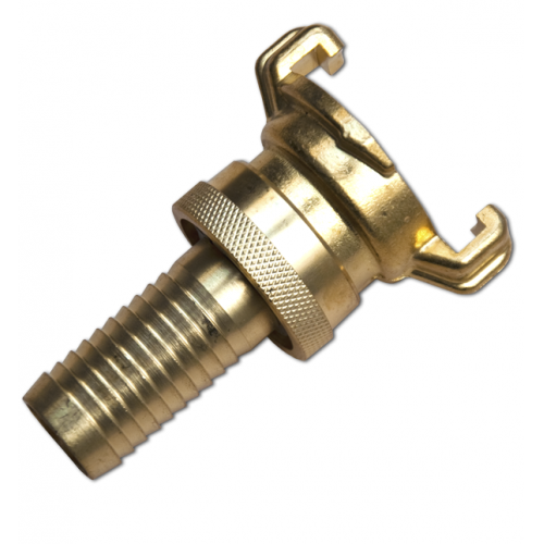 IMITATE Соединитель байонетный с прижимным кольцом (быстросъем) под шланг 1", ЛАТУНЬ, GKI104SH