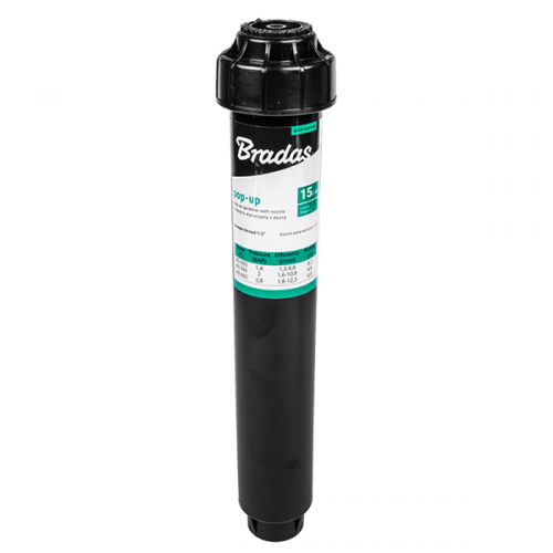 Зрошувач висувний, 6"-15 см, ВР 1/2, з форсункою, DSZW-06v