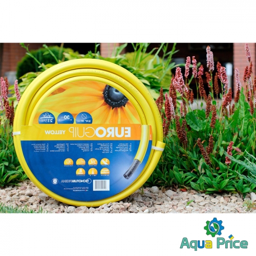 Шланг садовый Tecnotubi Euro Guip Yellow для полива Ø3/4", 20 м (EGY 3/4 20)