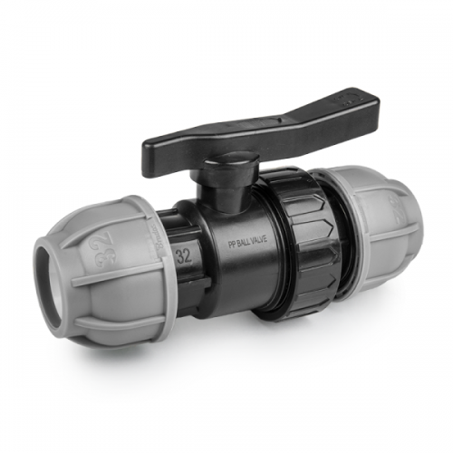 Кран для труб PE, 20мм, PN10, DSRA10V2020