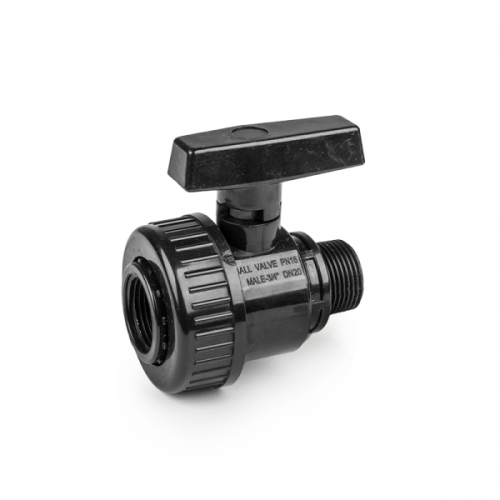 Кран для труб PE, GW5/4", с наружной резьбой 5/4", PN16, GW5/4", с наружной резьбой 5/4", DSRA16VF54M54