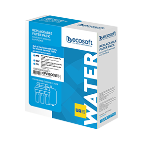 Комплект картриджей Ecosoft 1-2-3 для фильтров обратного осмоса (CPV3ECOSTD)