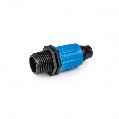 Коннектор для капельных трубок PE 16 мм, наружная резьба 1/2", DSWAQJ-L16M12