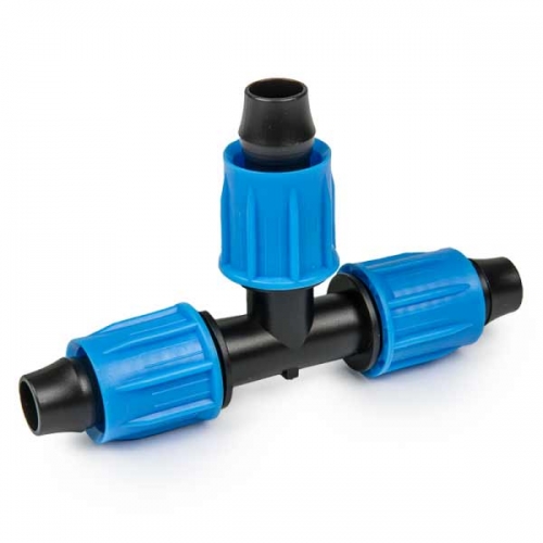 Тройник для капельных труб PE 16 мм, DSWAQJ-T16