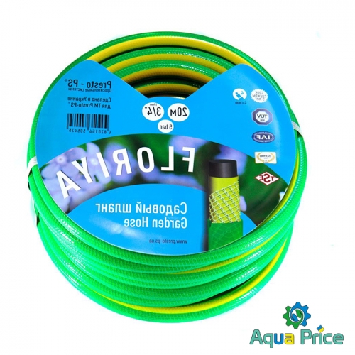 Шланг поливочный Presto-PS садовый Флория Ø3/4", 20 м (FL 3/4 20) Шланг поливочный Presto-PS садовый Флория Ø3/4", 20 м (FL 3/4 20)