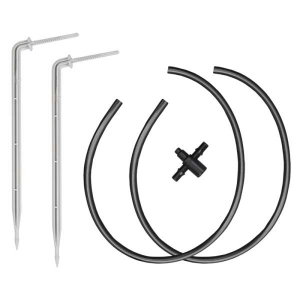 Длинная угловая капельница, 2,2 л/ч, с двойником, трубка 2шт х 50см, DSK-2222L Длинная угловая капельница, 2,2 л/ч, с двойником, трубка 2шт х 50см, DSK-2222L