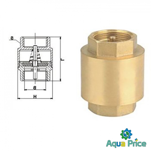 Клапан обратного хода воды 1 1/4" Europa 6026 от Solomon Клапан обратного хода воды 1 1/4" Europa 6026 от Solomon