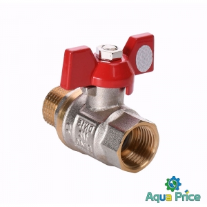 Кран шаровый прямой Solomon 1/2" НВ КБ PN40 B1008 Кран шаровый прямой Solomon 1/2" НВ КБ PN40 B1008