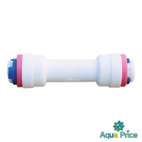 Муфта соединительная Quick fitting 1/4"-1/4" с обратным клапаном ST027