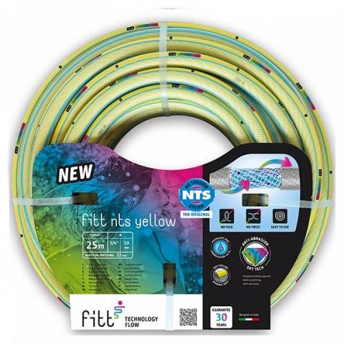 Шланг для полива, NTS YELLOW, 1/2", 25м, NTSYL1/225