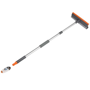 Скребок для мытья окон 10", с телескопической ручкой 75-120см, ES2111