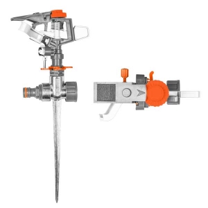 Ороситель пульсирующий на колышке, пластиковый, WHITE LINE, WL-6104