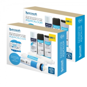 Річний запас картриджів для фільтра зворотного осмосу Ecosoft P'URE AquaCalcium Річний запас картриджів для фільтра зворотного осмосу Ecosoft P'URE AquaCalcium