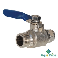 Кран шаровый металлический Quick fitting 1/4"(наружная резьба), SP-06