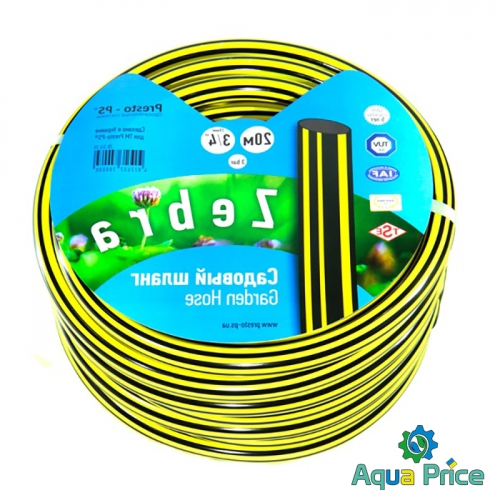 Шланг поливочный Presto-PS садовый Зебра Ø3/4", 30 м (ZB 3/4 30) Шланг поливочный Presto-PS садовый Зебра Ø3/4", 30 м (ZB 3/4 30)