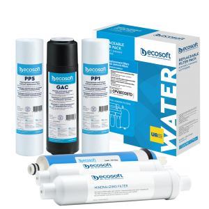 Комплект из 6 картриджей для фильтра обратного осмоса Ecosoft Standard с минерализатором