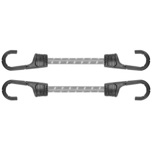 Резиновый шнур с крючками, 2 х 40см, PVC BUNGEE CORD HOOK, BCH2-08040GY-B
