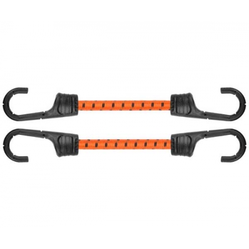 Резиновый шнур с крючками, 2 х 60см, PVC BUNGEE CORD HOOK, BCH2-08060OR-B