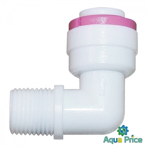 Угол с обратным клапаном Quick fitting 1/4"-1/8"(наружная резьба) ST007