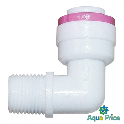 Угол с обратным клапаном Quick fitting 1/4"-1/8" НР ST007