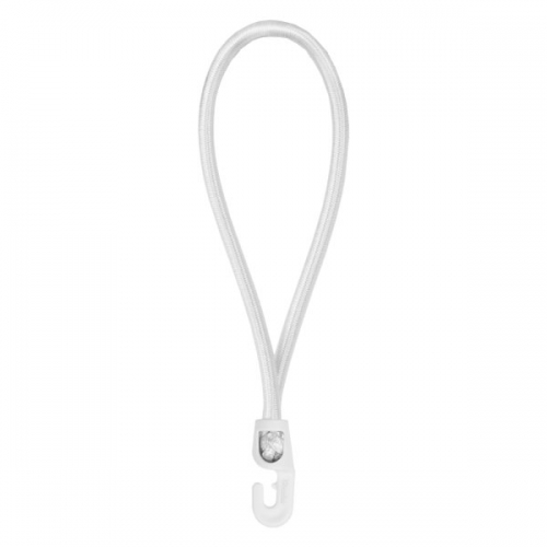Резиновый шнур с крючком, 25см, PVC BUNGEE CORD HOOK, BCH3-0425WH-E