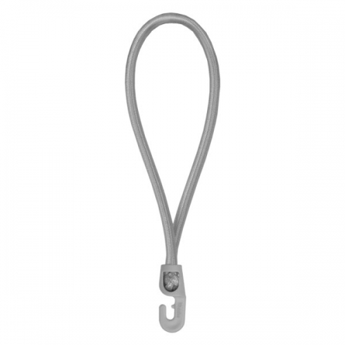 Резиновый шнур с крючком, 40см, PVC BUNGEE CORD HOOK, BCH3-0440GY-E