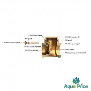 Клапан обратного хода воды хлопушка Solomon 2" 130 Клапан обратного хода воды хлопушка Solomon 2" 130