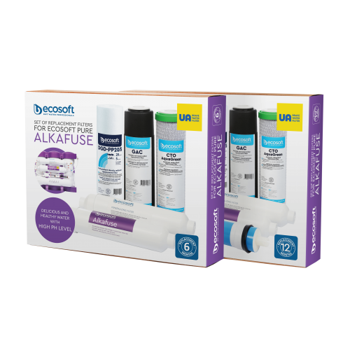 Годовой запас картриджей для фильтра обратного осмоса Ecosoft P`URE Alkafuse Годовой запас картриджей для фильтра обратного осмоса Ecosoft P`URE Alkafuse