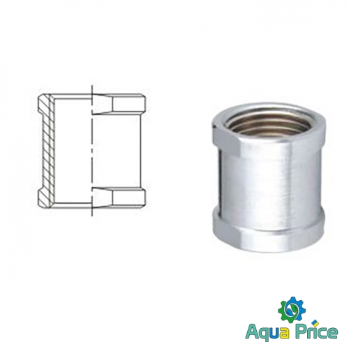 Муфта 1/2" Cr 8204 ВВ від Solomon Муфта 1/2" Cr 8204 ВВ від Solomon